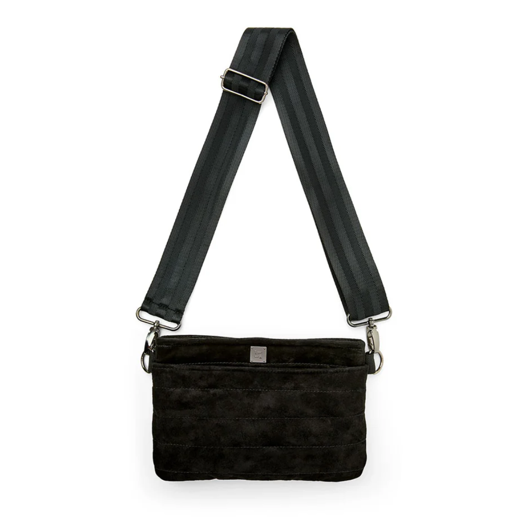 BUM BAG 2.0 BLACK SUEDE