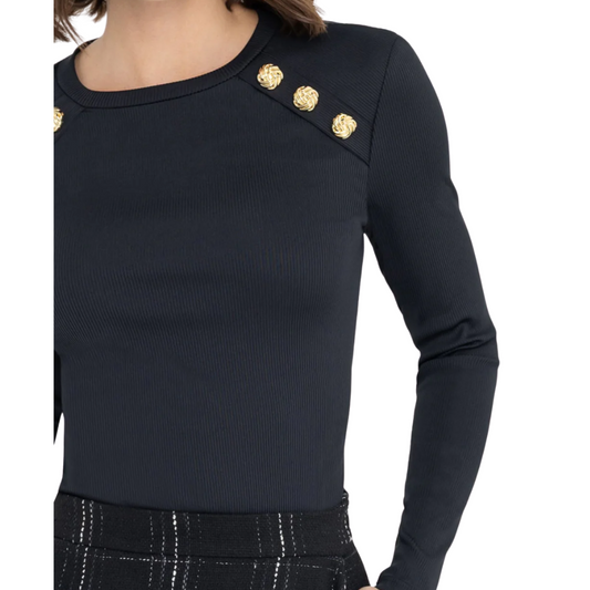PATTON RIB TOP BLACK