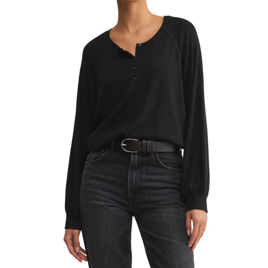 ABOUT TOWN TOP BLACK