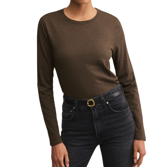 LONG SLEEVE MODERN SLUB TEE TAVERN
