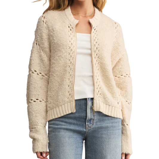 SUNDANCE SWEATER JACKET CRYSTAL