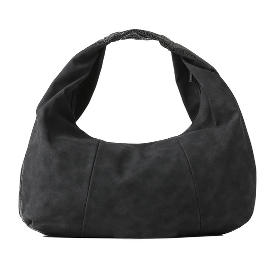 LOREN HOBO BLACK SUEDE
