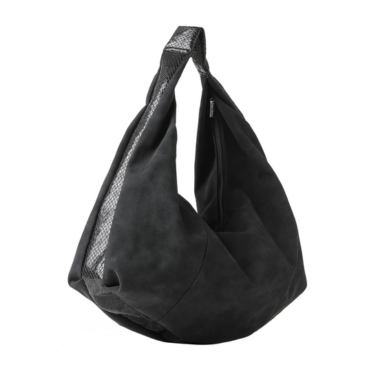 LOREN HOBO BLACK SUEDE
