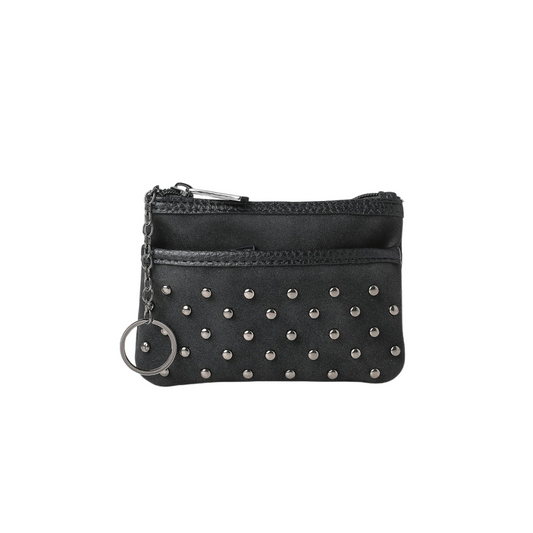 MAX CARD CASE BLACK STUD