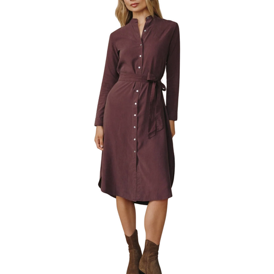 FLOWY HEM MAXI DRESS PINOT