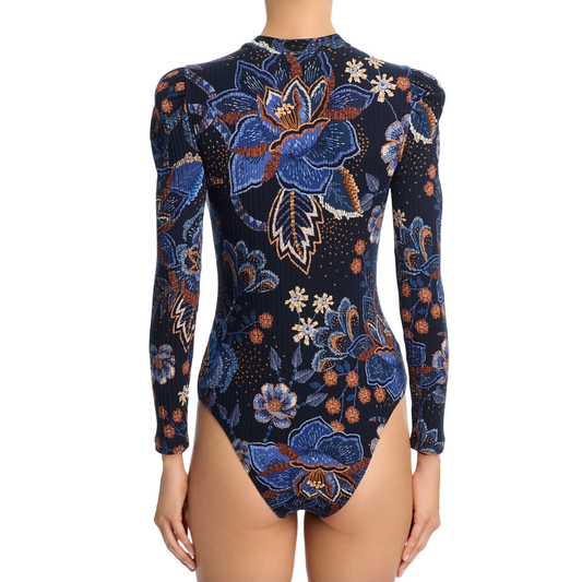 SNAKES BOUQUET BLACK BODYSUIT BLACK