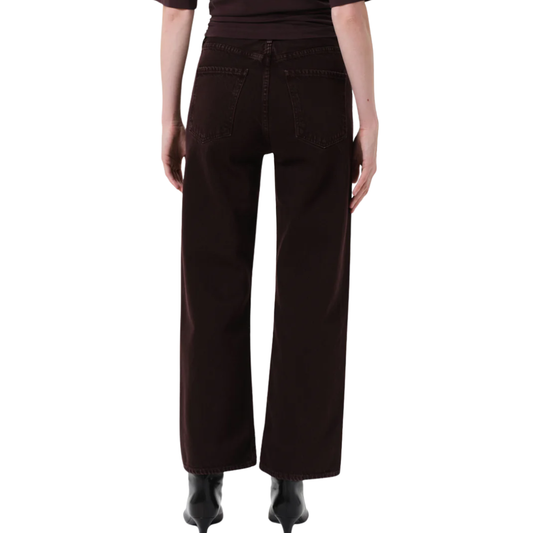 REN HIGH WAISTED WIDELEG SLOE BERRY