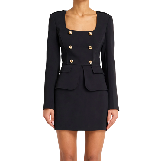 TOMPKINS DRESS BLACK