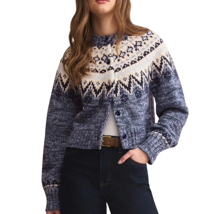 NORTH SEA FAIRISLE CARDIGAN