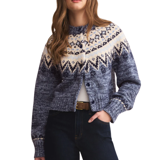 NORTH SEA FAIRISLE CARDIGAN