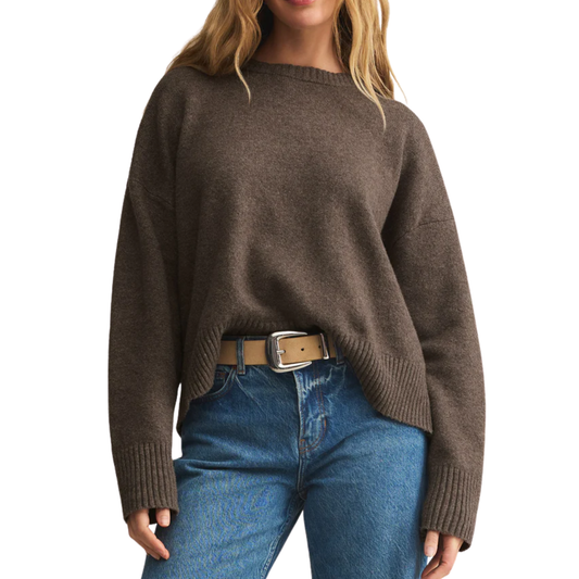 CIRRUS COZY SWEATER BURNT ASH