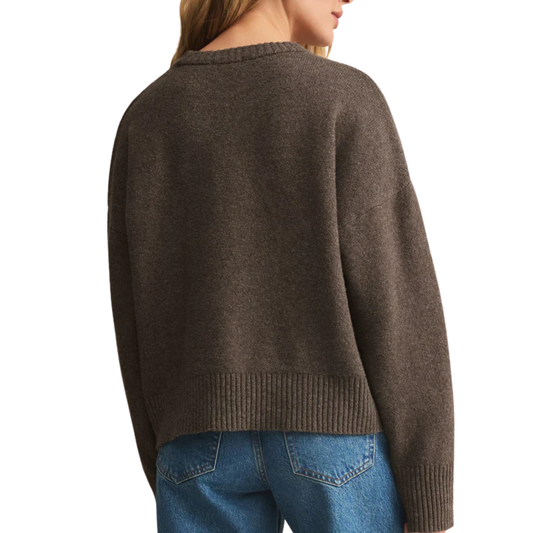 CIRRUS COZY SWEATER BURNT ASH