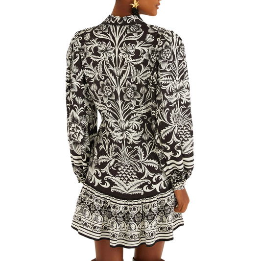LISBON BLACK MINI DRESS