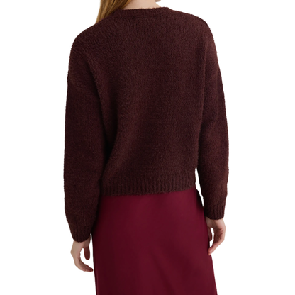 DROP SHOULDER SWEATER PINOT