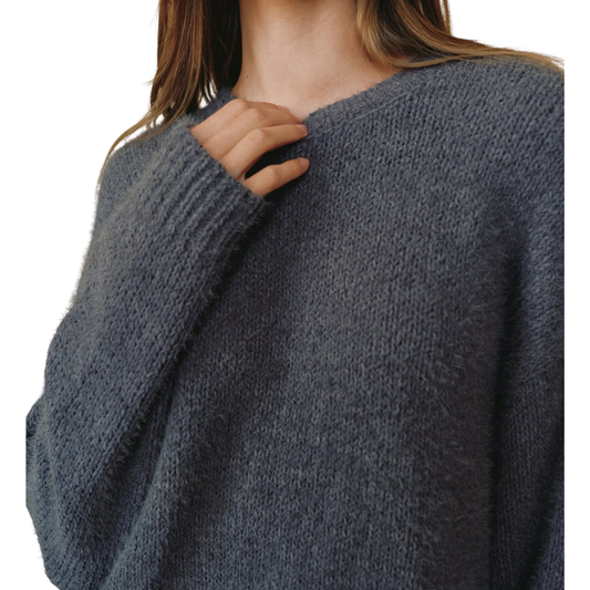 DROP SHOULDER SWEATER GALAXY SMOKE