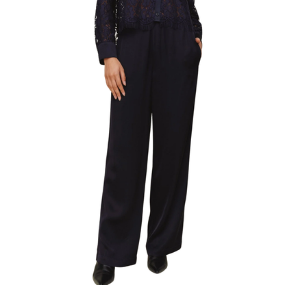 SLEEK CLEAN WIDE LEG MIDNIGHT