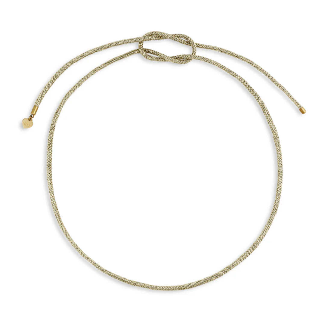 LUREX CORD NECKLACE GOLD