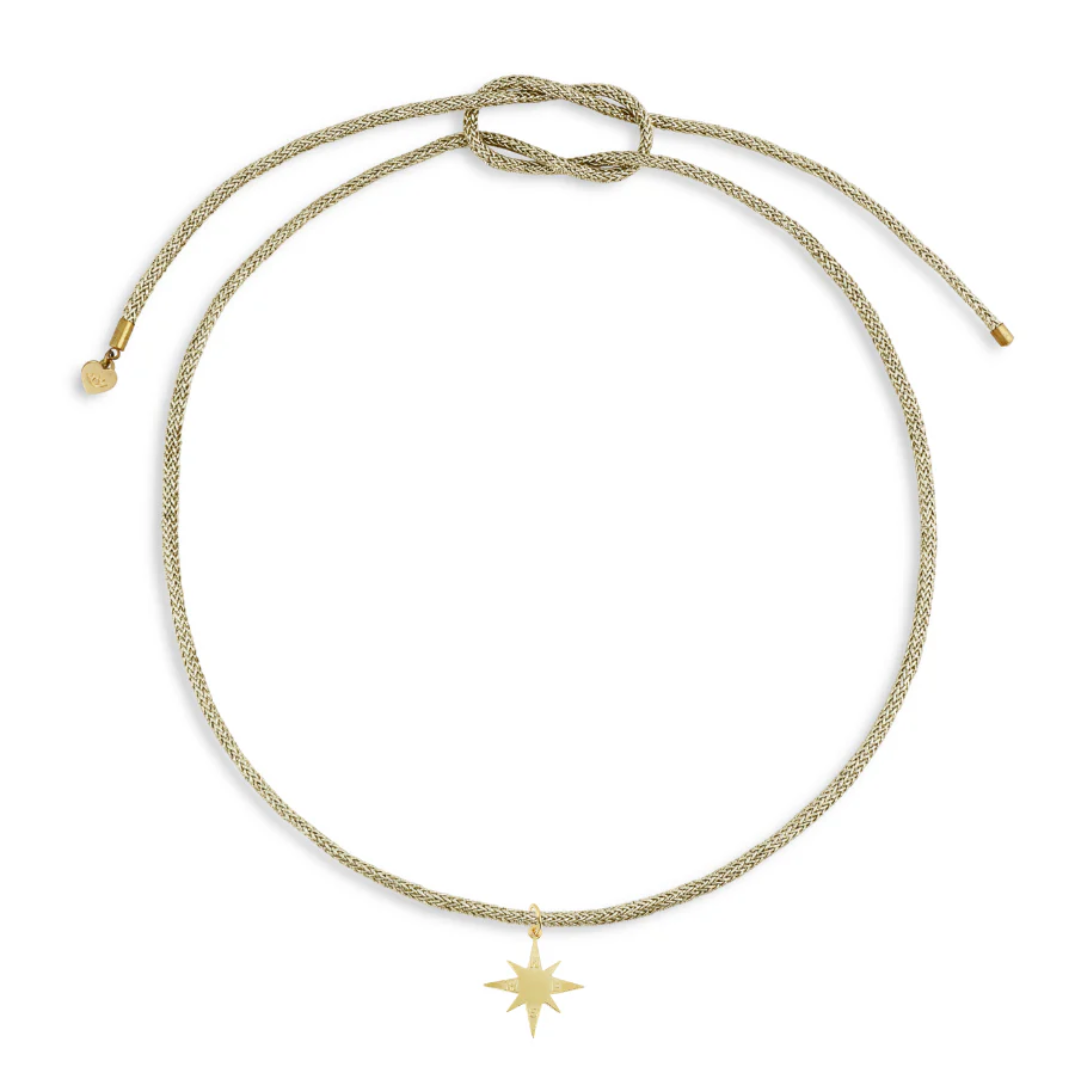 LUREX STAR COMPASS NECKLACE