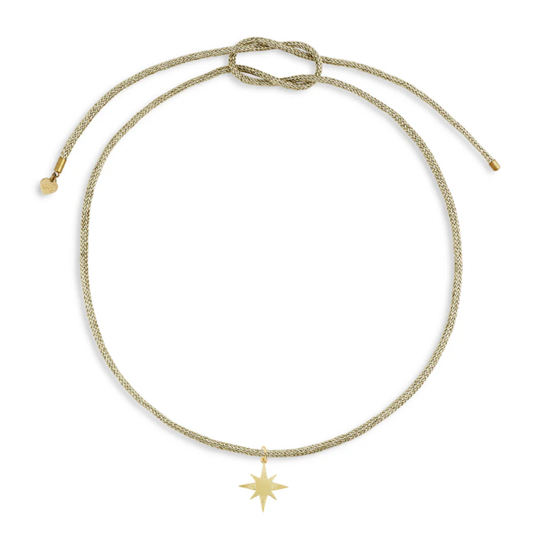 LUREX STAR COMPASS NECKLACE