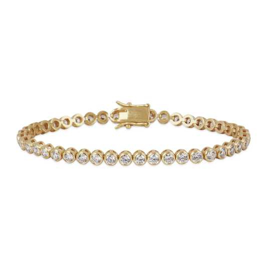 BEZEL TENNIS BRACELET