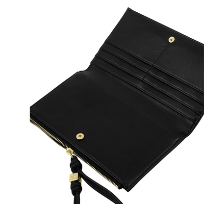 ARDEN LARGE WRISTLET PURSE BLACK