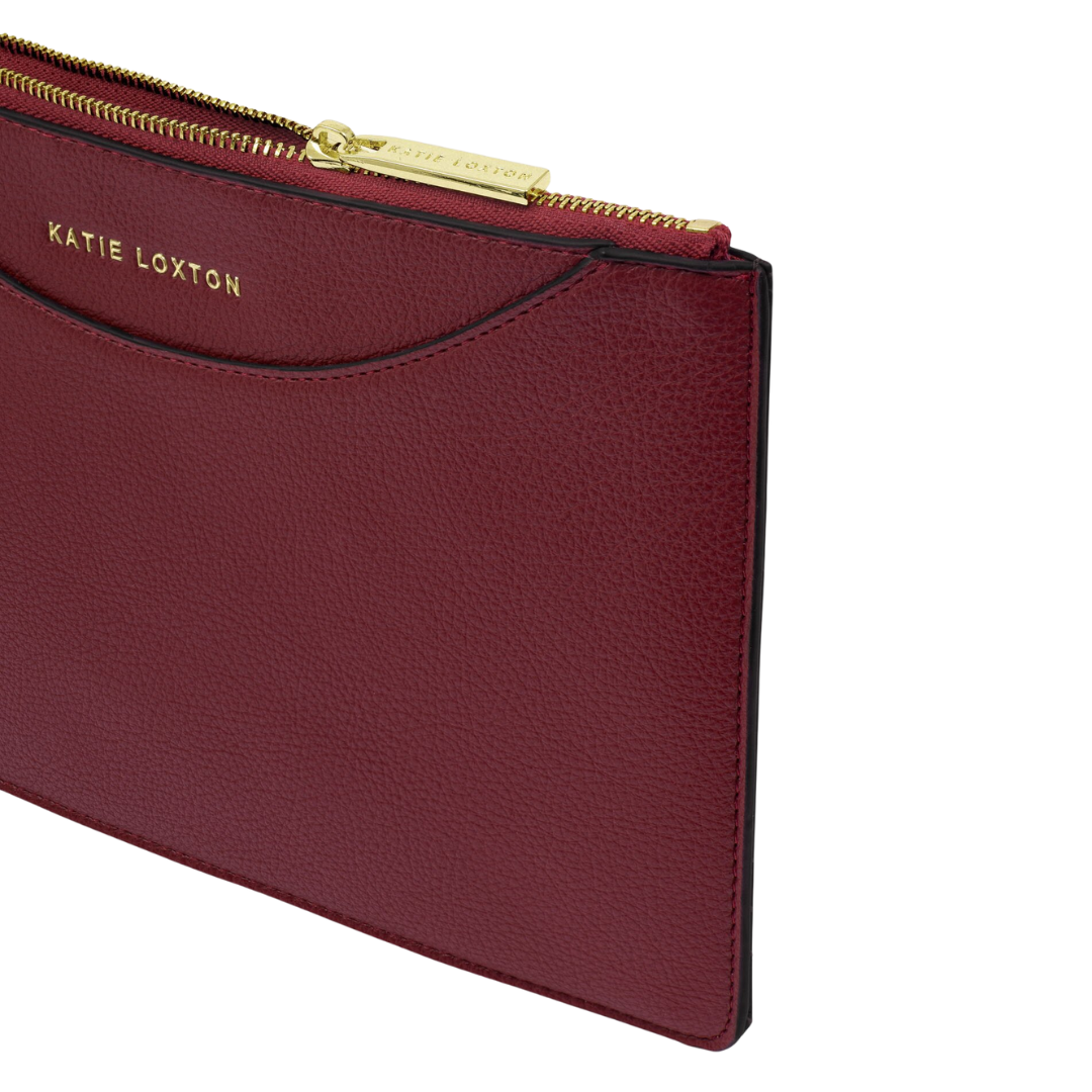ALBA WRISTLET POUCH CHERRY