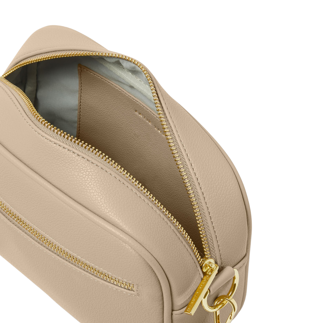 HALLIE CROSSBODY LIGHT TAUPE