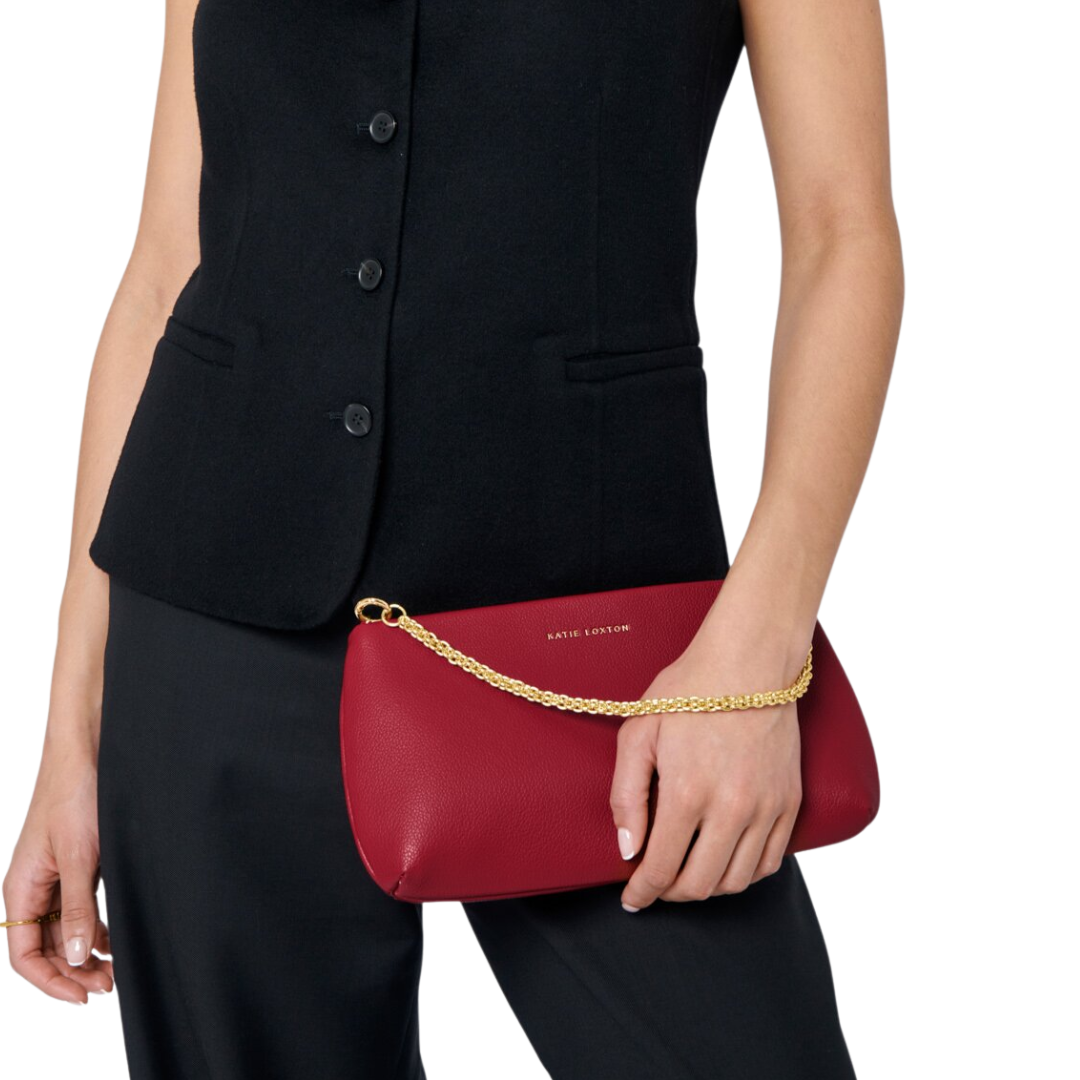 MARGOT CLUTCH GARNET