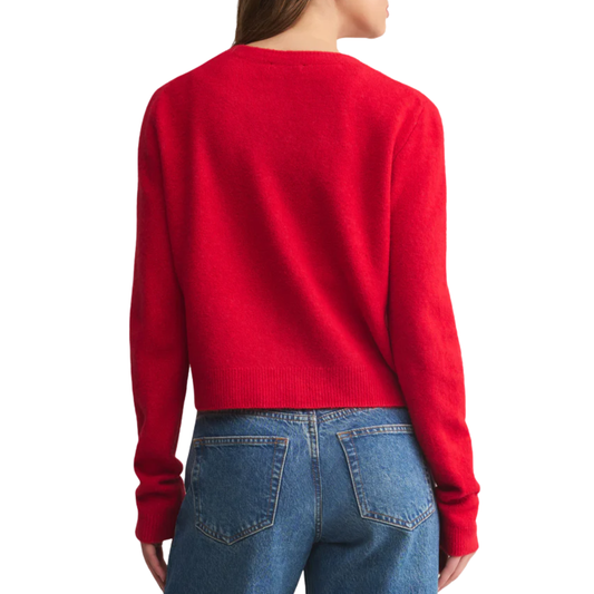 MEDINA CARDIGAN FESTIVE RED