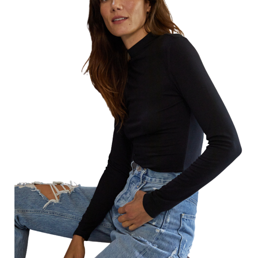 PERFECT LAYER TURTLENECK BLACK