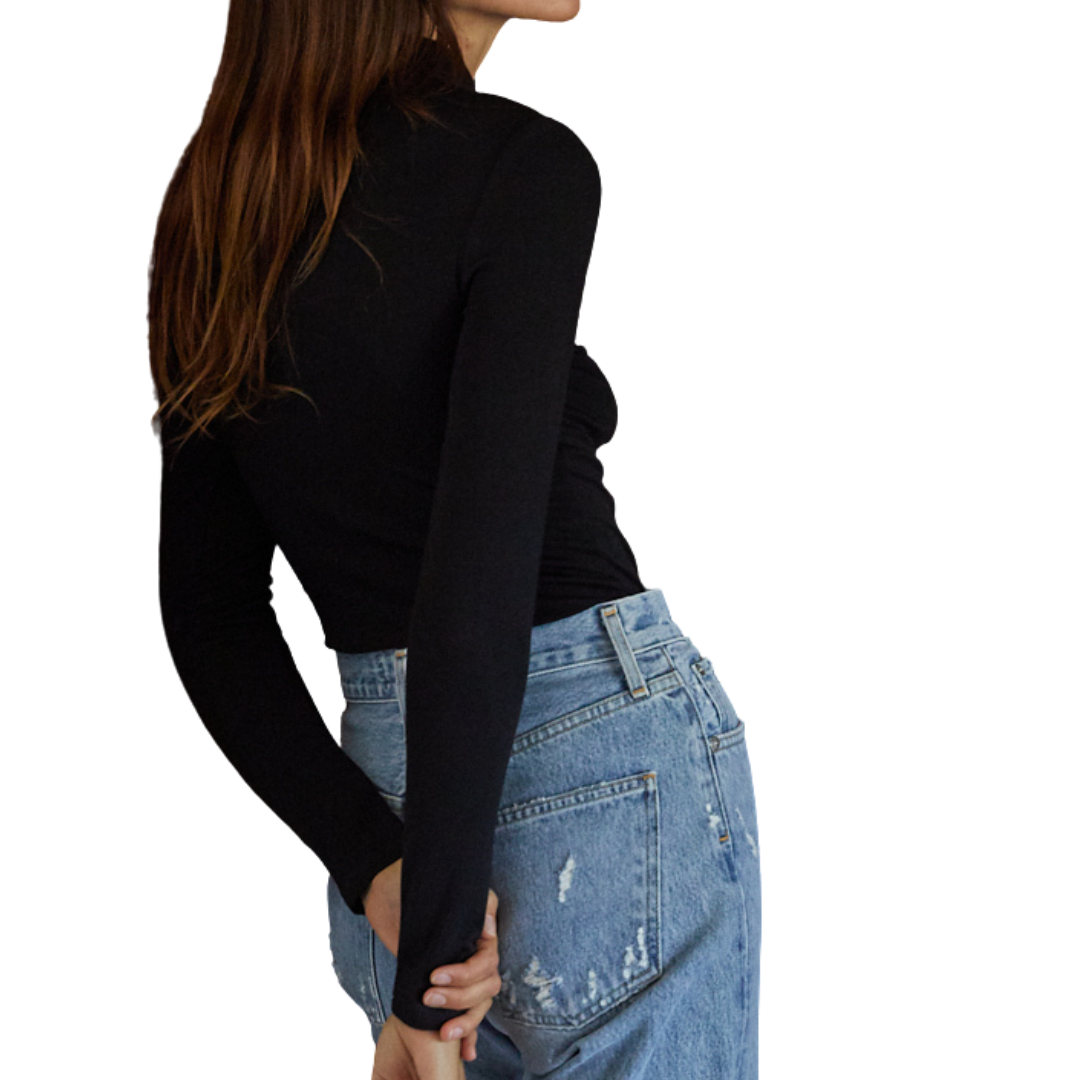 PERFECT LAYER TURTLENECK BLACK