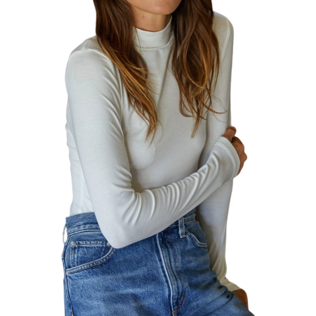 PERFECT LAYER TURTLENECK IVORY