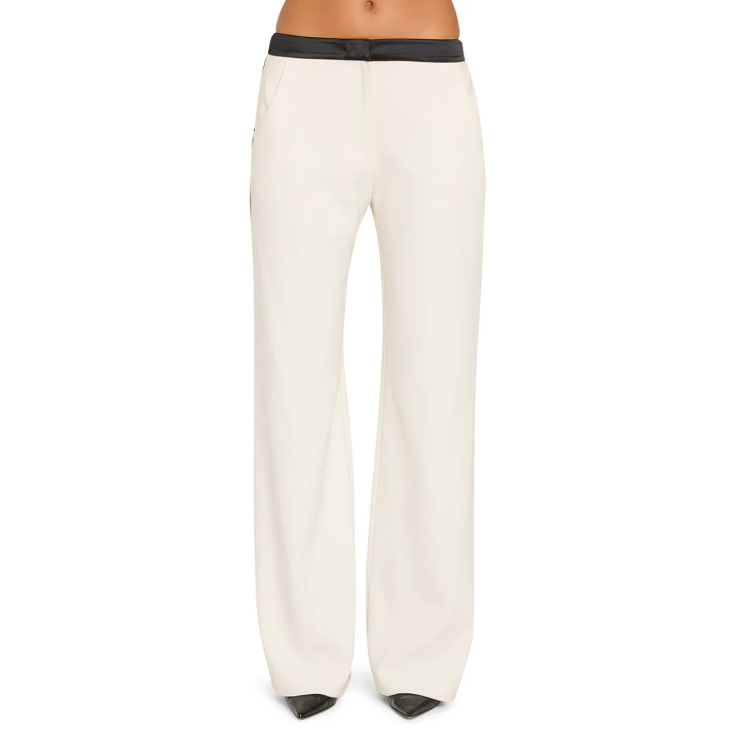 CAVIAR PANTS IVORY/BLACK