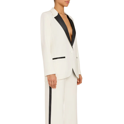 CAVIAR BLAZER IVORY/BLACK