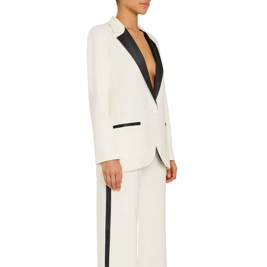 CAVIAR BLAZER IVORY/BLACK