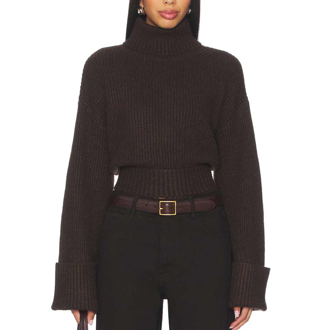 ADELADE SWEATER DARK BROWN