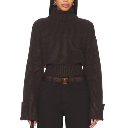 ADELADE SWEATER DARK BROWN