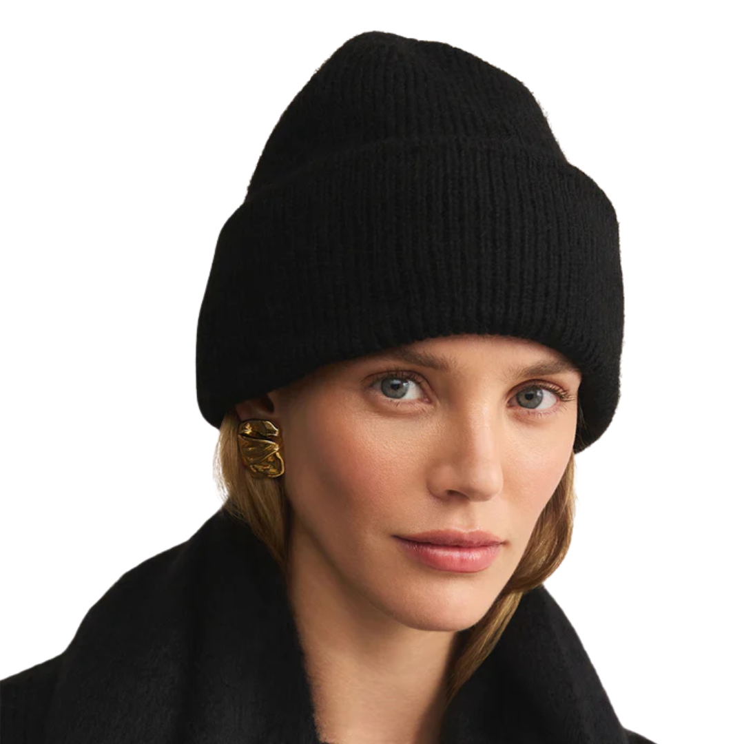 GLACIER BEANIE BLACK