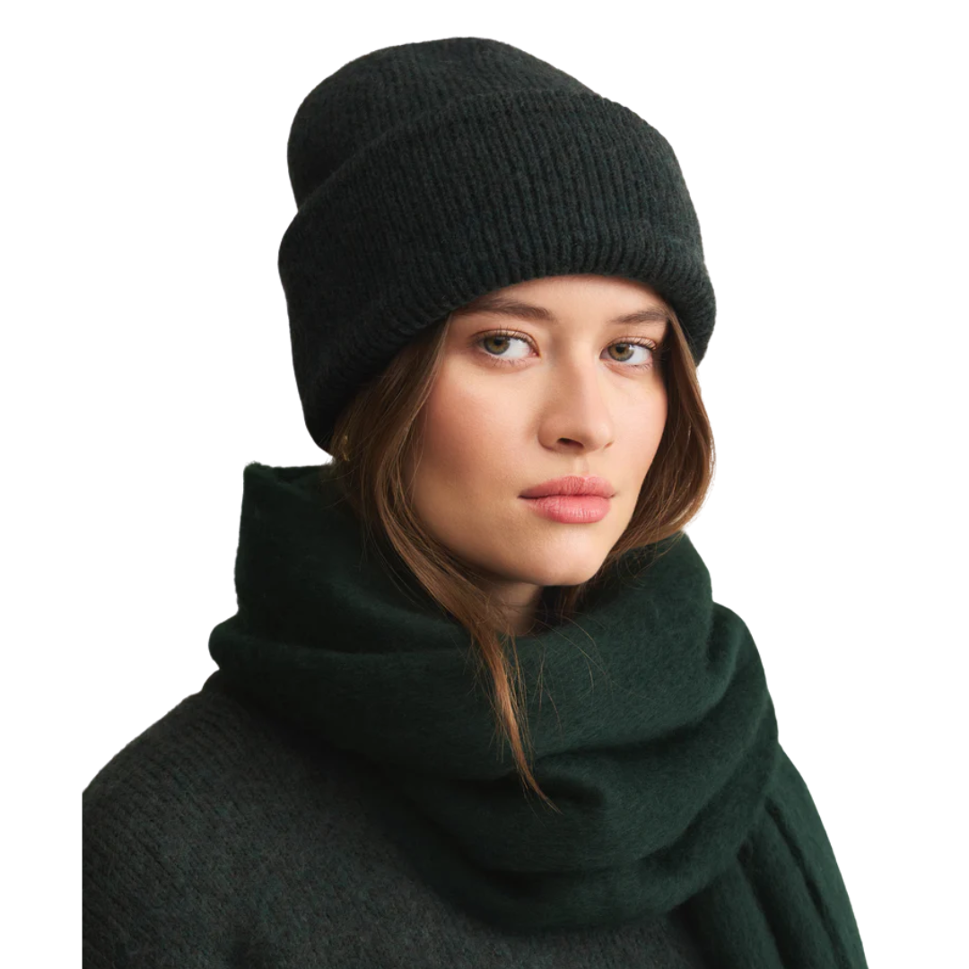 GLACIER BEANIE GREEN GARLAND