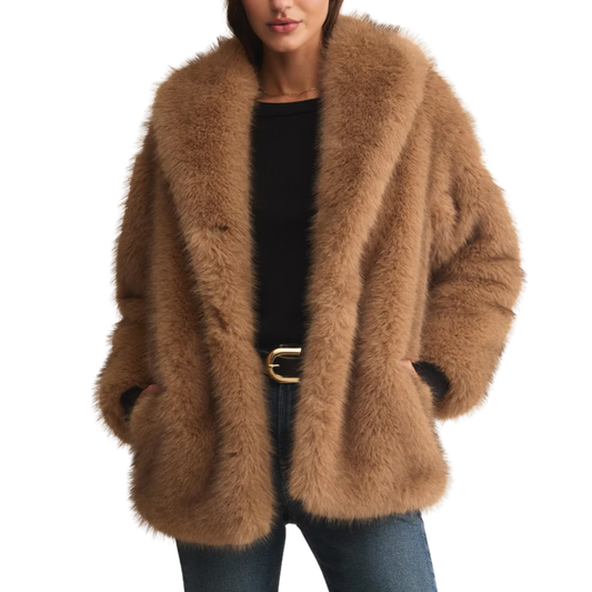 LOGAN FAUX FUR COAT