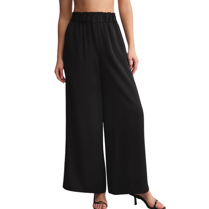 ISOLDE SATIN PANT BLACK