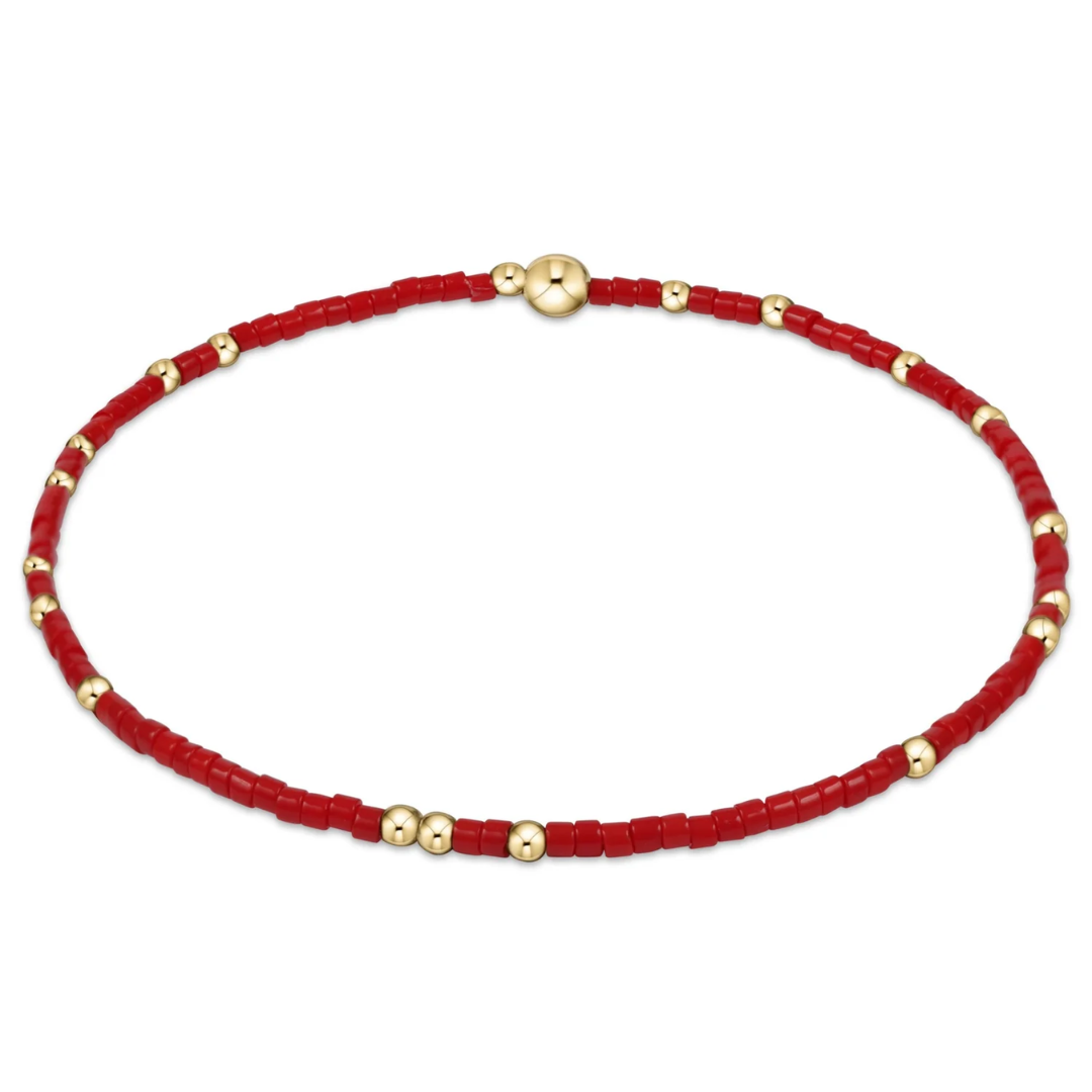 GAMEDAY HOPE UNWRITTEN BRIGHT RED BRACELET