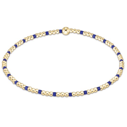 GAMEDAY HOPE SINCERITY 2MM BLUE BRACELET