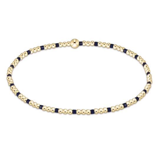GAMEDAY HOPE SINCERITY 2MM NAVY BRACELET