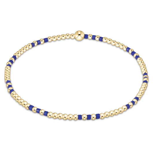 GAMEDAY HOPE JOY 2MM BLUE BRACELET