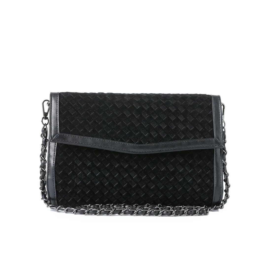 BETH ENVELOPE CLUTCH BLACK