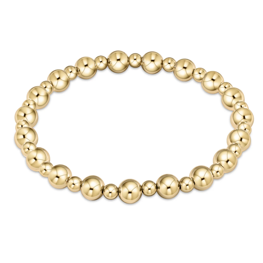 CLASSIC GRATEFUL 6MM GOLD BRACELET