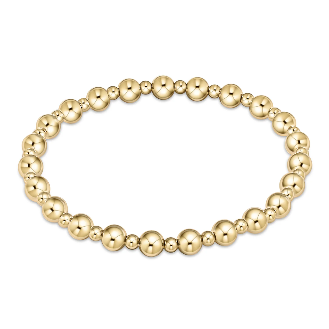 CLASSIC GRATEFUL 5MM GOLD BRACELET