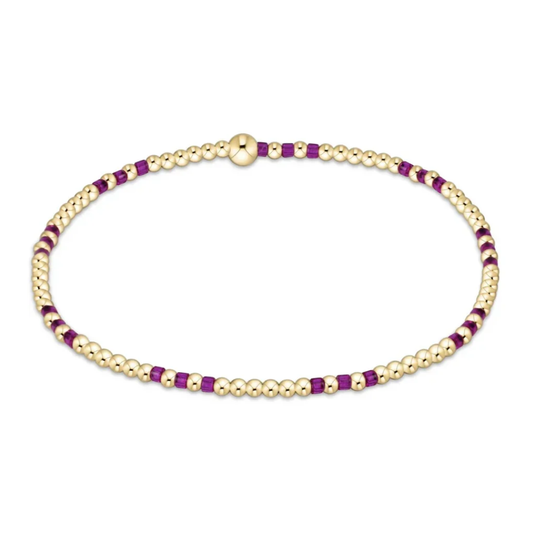 HOPE JOY 2MM BRACELET FUSCHIA
