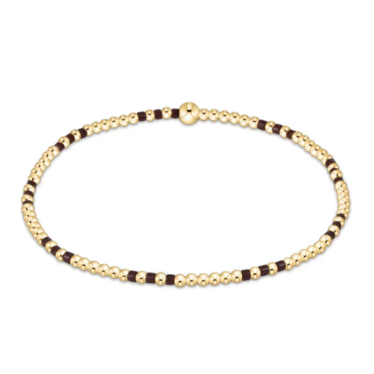 HOPE JOY 2MM BRACELET CHOCOLATE BRACELET